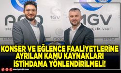 Konser ve eğlence faaliyetlerine ayrılan kamu kaynakları istihdama yönlendirilmeli!