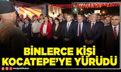 Binlerce kişi Kocatepe’ye yürüdü