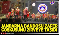 Jandarma bandosu zafer coşkusunu zirveye taşıdı
