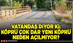 Vatandaş diyor ki: Köprü çok dar yeni köprü neden açılmıyor?
