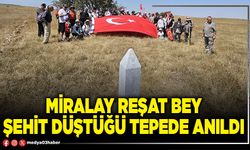 Miralay Reşat Bey şehit düştüğü tepede anıldı