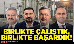 Birlikte çalıştık, birlikte başardık!