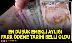 En düşük emekli aylığı fark ödeme tarihi belli oldu