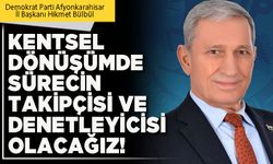 Kentsel dönüşümde sürecin takipçisi ve denetleyicisi olacağız!