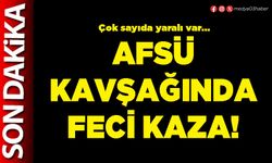 AFSÜ kavşağında feci kaza!