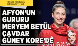 Afyon’un gururu Meryem Betül Çavdar Güney Kore’de