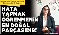 Hata yapmak öğrenmenin en doğal parçasıdır!