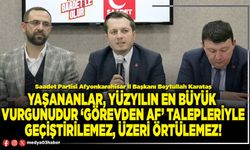 Yaşananlar, yüzyılın en büyük vurgunudur ‘görevden af’ talepleriyle geçiştirilemez, üzeri örtülemez!