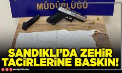 Sandıklı’da zehir tacirlerine baskın!