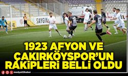 1923 Afyon ve Çakırköyspor’un rakipleri belli oldu