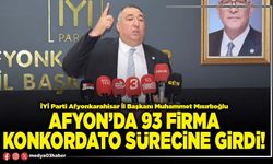Afyon’da 93 firma konkordato sürecine girdi!