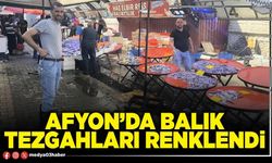 Afyon’da balık tezgahları renklendi