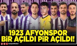 1923 Afyonspor bir açıldı pir açıldı!