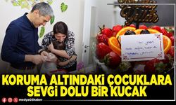 Koruma altındaki çocuklara sevgi dolu bir kucak