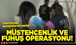 Müstehcenlik ve fuhuş operasyonu!