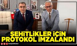 Şehitlikler için protokol imzalandı