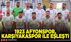 1923 Afyonspor, Karşıyakaspor ile eşleşti