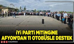 İYİ Parti mitingine Afyon’dan 11 otobüsle destek