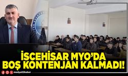 İscehisar MYO’da boş kontenjan kalmadı!