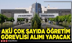 AKÜ çok sayıda öğretim görevlisi alımı yapacak