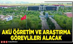 AKÜ öğretim ve araştırma görevlileri alacak