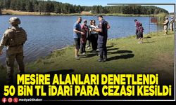 Mesire alanları denetlendi 50 Bin TL idari para cezası kesildi