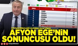 Afyon Ege’nin sonuncusu oldu!