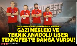 Gazi Mesleki ve Teknik Anadolu Lisesi Teknofest’e damga vurdu!