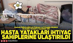 Hasta yatakları ihtiyaç sahiplerine ulaştırıldı