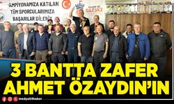 3 bantta zafer Ahmet Özaydın’ın