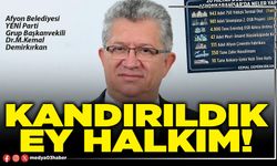 Kandırıldık ey halkım!