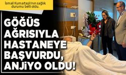 Göğüs ağrısıyla hastaneye başvurdu, anjiyo oldu!