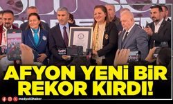 Afyon yeni bir rekor kırdı!