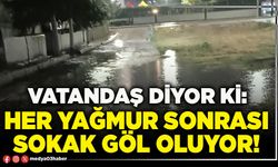 Her yağmur sonrası sokak göl oluyor!