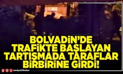 Bolvadin’de trafikte başlayan tartışmada taraflar birbirine girdi!