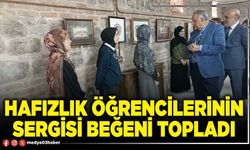 Hafızlık öğrencilerinin sergisi beğeni topladı