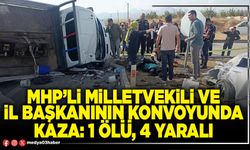 MHP’li Milletvekili ve İl Başkanının konvoyunda kaza: 1 ölü, 4 yaralı