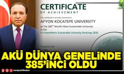 AKÜ Dünya genelinde 385’inci oldu