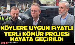 Köylere uygun fiyatlı yerli kömür projesi hayata geçirildi