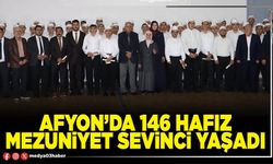 Afyon’da 146 hafız mezuniyet sevinci yaşadı
