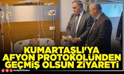 Kumartaşlı'ya Afyon protokolünden geçmiş olsun ziyareti