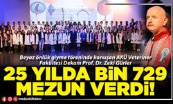 25 yılda Bin 729 mezun verdi!