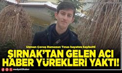 Şırnak’tan gelen acı haber yürekleri yaktı!