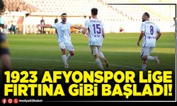 1923 Afyonspor lige fırtına gibi başladı!