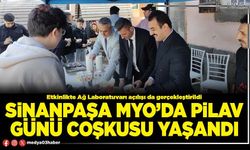 Sinanpaşa MYO’da pilav günü coşkusu yaşandı