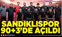 Sandıklıspor 90+3'de açıldı