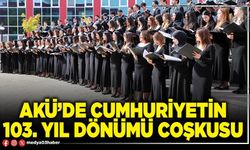 AKÜ’de Cumhuriyetin 103. yıl dönümü coşkusu