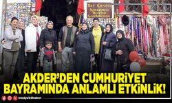 Akder’den Cumhuriyet bayramında anlamlı etkinlik!