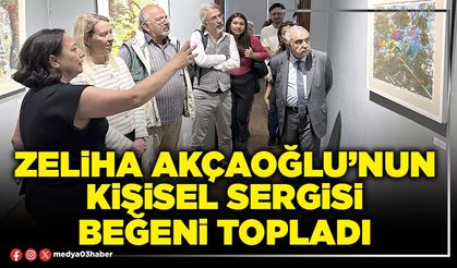 Zeliha Akçaoğlu’nun kişisel sergisi beğeni topladı