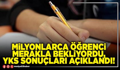 Milyonlarca öğrenci merakla bekliyordu, YKS sonuçları açıklandı!